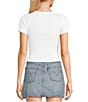 Moa Moa Short Sleeve Scoop Neck Top - Image 6