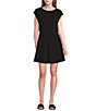 Moa Moa Short Sleeve Shirred Mini Dress - Image 4