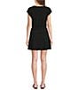 Moa Moa Short Sleeve Shirred Mini Dress - Image 5