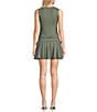 Moa Moa Small Polka Dot Print Mesh Side Tie Dress - Image 2