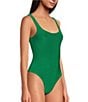 Color:Kelly Green - Image 2 - Square Neck Pull-On Bodysuit