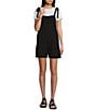 Moa Moa Square Neck Romper, Color:Black - Image 1