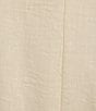Moa Moa Square Neck Romper, Color:Natural - Image 3
