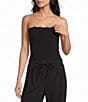 Moa Moa Strapless Lace Trim Top - Image 1