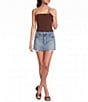 Moa Moa Strapless Lace Trim Top - Image 3