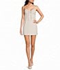 Moa Moa Suede V-Neck Bow Front A-Line Dress - Image 4