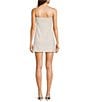 Moa Moa Suede V-Neck Bow Front A-Line Dress - Image 5