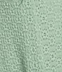 Moa Moa Textured V-Neck Tie Front A-Line Dress - Image 6