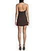 Moa Moa Textured V-Neck Tie Front A-Line Dress - Image 2