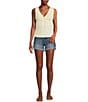 Moa Moa V-Neck Cinched Front Tank Top - Image 4