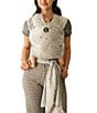 MOBY Moby Classic By Petunia Pickle Bottom Print Wrap Baby Carrier, Color:Seaside Poppies - Image 1