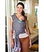 Color:Leopard - Image 4 - Leopard Print Classic Baby Wrap Carrier