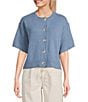 Mod Ref Button Up Half-Sleeve Cardigan - Image 5