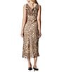 Mod Ref Chiffon Leopard Print Midi Dress - Image 2