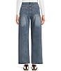 Mod Ref Drawstring String Full Length Jeans, Color:Denim - Image 2