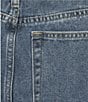 Mod Ref Drawstring String Full Length Jeans, Color:Denim - Image 4