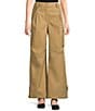 Mod Ref Full Length Pleated Trouser Pants, Color:Khaki - Image 1
