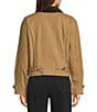 Mod Ref Long Sleeve Jean Jacket, Color:Brown - Image 2