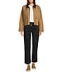 Mod Ref Long Sleeve Jean Jacket, Color:Brown - Image 4