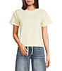 Mod Ref Knit Crew Solid T-Shirt - Image 1