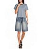 Mod Ref Knit Solid Colorblock T-Shirt - Image 3