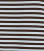 Mod Ref Knit Stripe Crew Neck Short Sleeve T-Shirt - Image 4