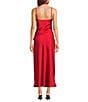 Mod Ref Overlay Scarf Cowl Neck Midi Dress - Image 4
