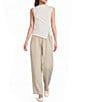 Mod Ref Pleated Elastic Waist Wide Leg Pants - Image 3