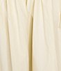 Mod Ref Pull On Poplin Maxi Skirt, Color:Cream - Image 4