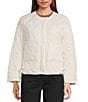 Mod Ref Quilted Bomber Jacket, Color:Cream - Image 3