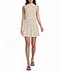 Mod Ref Ruched Waist Polka Dot Mini Skirt - Image 3