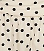 Mod Ref Ruched Waist Polka Dot Mini Skirt - Image 4