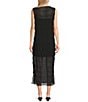 Mod Ref Sleeveless Mesh Maxi Dress, Color:Black - Image 2