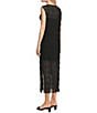 Mod Ref Sleeveless Mesh Maxi Dress, Color:Black - Image 4