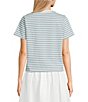 Mod Ref Stripped Knit Crew T-Shirt - Image 2