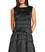 Mod Ref Taffeta Smocked Coordinating Top - Image 1