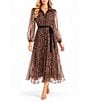 Moda Tara Animal Print Button Front Midi Dress - Image 1