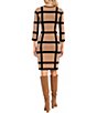 Moda Tara Geometric Sweater Dress - Image 2