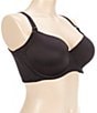 Color:Black - Image 1 - 3D Curves Full-Busted Contour Wire U-Back BFF T-Shirt Bra
