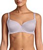 Color:Thistle - Image 1 - 3D Curves Full-Busted Contour Wire U-Back BFF T-Shirt Bra
