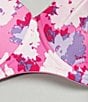 Modern Movement 3D Curves Full-Busted Contour Wire U-Back Blurred Floral Print BFF T-Shirt Bra, Color:Blured Floral - Image 3