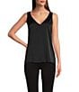 Modern Movement Reversible Satin Tank, Color:Black - Image 1