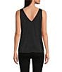 Modern Movement Reversible Satin Tank, Color:Black - Image 4