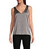 Modern Movement Reversible Satin Tank, Color:Black - Image 6