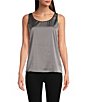 Modern Movement Reversible Satin Tank, Color:Black - Image 8