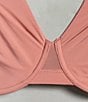Modern Movement Comfortably Cool High Apex Underwire Bra, Color:Old Rose - Image 3
