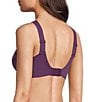 Modern Movement Hidden Comfort Underwire Lace Unlined Bra, Color:Wine Berry - Image 2