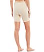 Color:Taupe - Image 2 - Lace Trim Smoothing Slip Shorts