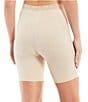 Color:Taupe - Image 2 - Lace Trim Smoothing Slip Shorts