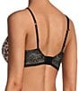 Color:Abstract Leopard - Image 2 - Lace Wing Push-Up T-Shirt Bra